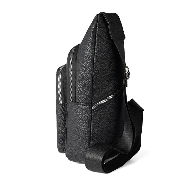 PU Crossbody sling bag with Adjustable Strap- FBG1880-BK