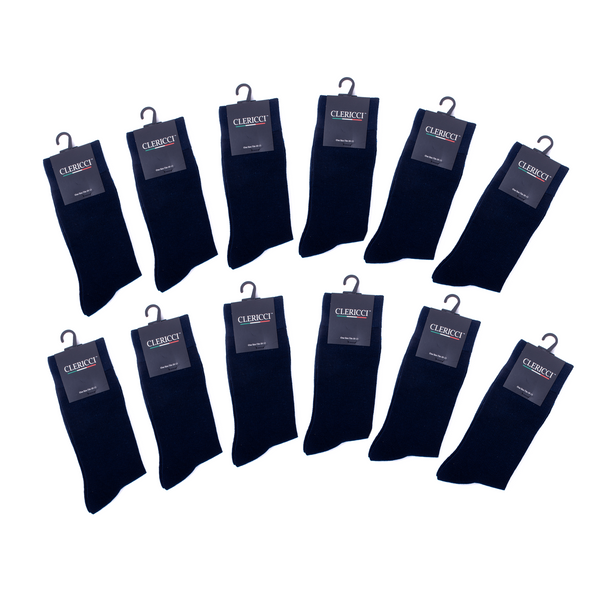 12pairs Pack Solid Color Poly Socks-DSP12S