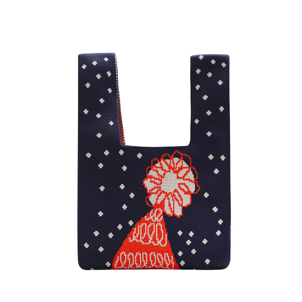 Ladies Christmas Knit Tote Bag - KTBG58