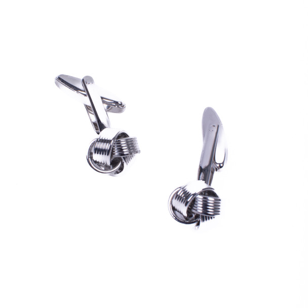 Silver Knot Cufflinks-CL1803