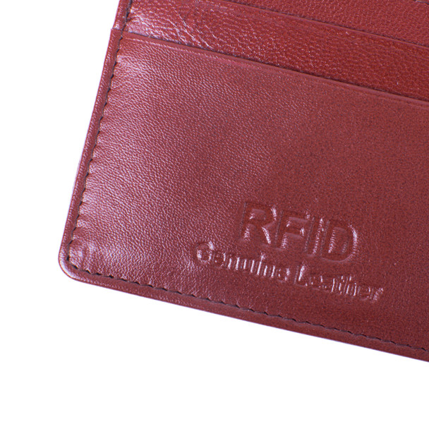 RFID Men's Genuine Leather Card Wallet-19CC