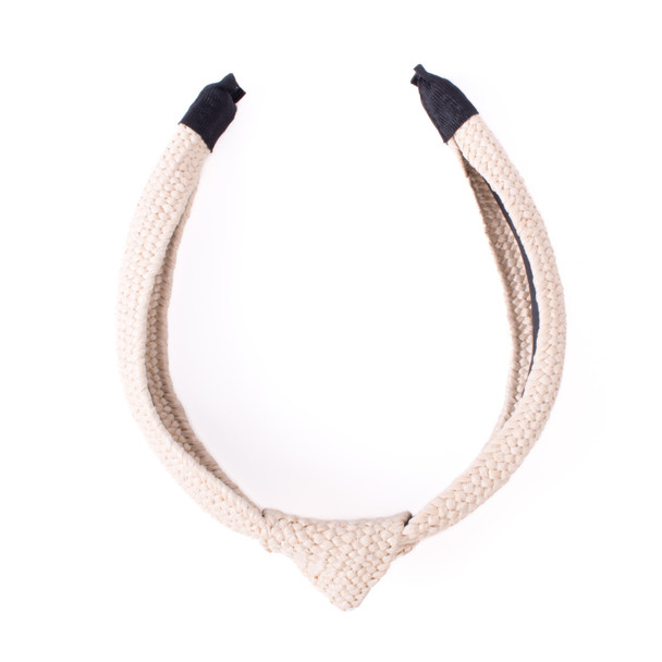 " C " Shaped Knotted Woven headband -PHB1023