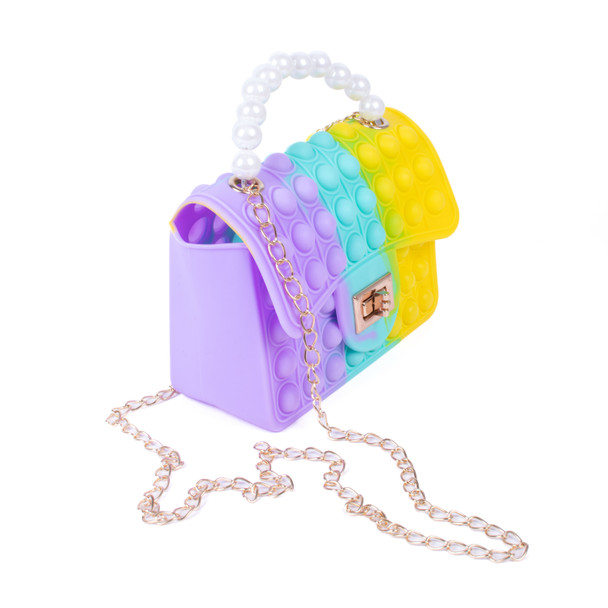 Mini Jelly Push Pop Tri-Color Kids Crossbody-RFBG1000-D