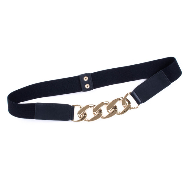 Women's Stretch Chain Décor Waist Belt- LBT1209