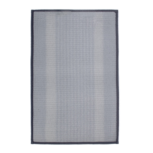 Bath Mat in Charcoal and White - BMT1000