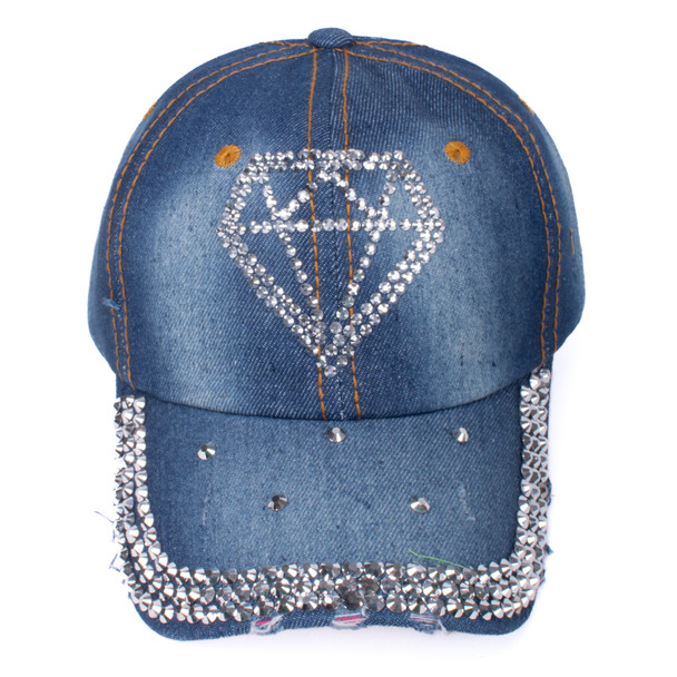  Bling Studs Diamond Baseball Cap - CP9571