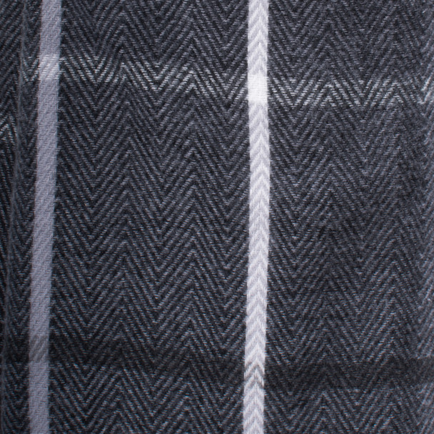 Ladies Cashmere Feel Check Long Tassel Scarf-AS2703 Ladies Cashmere Feel Check Long Tassel Scarf-AS2703