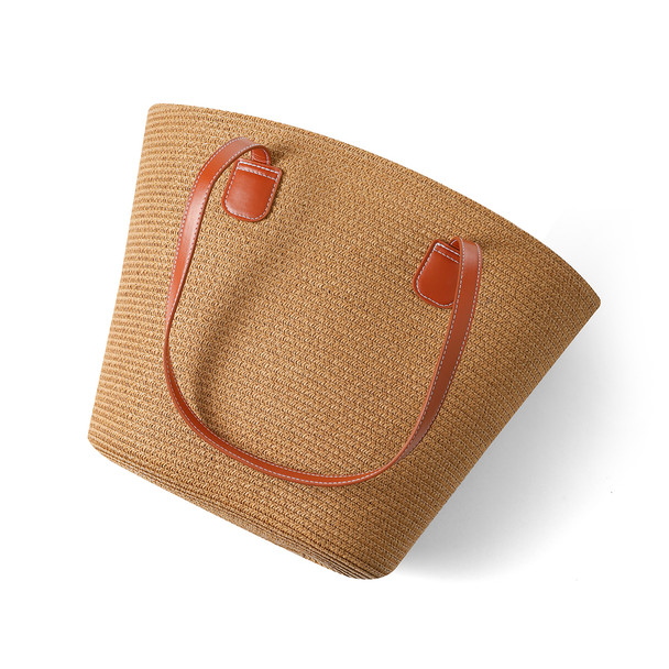 Ladies S/S Fashion Straw Tote bag-STWBG06