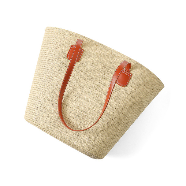 Ladies S/S Fashion Straw Tote bag-STWBG06
