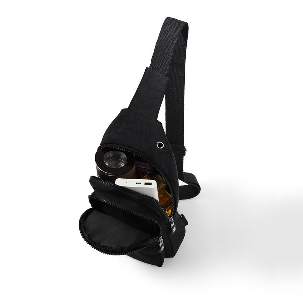 Ladies Sporty Nylon Sling Bag-LFBG1852