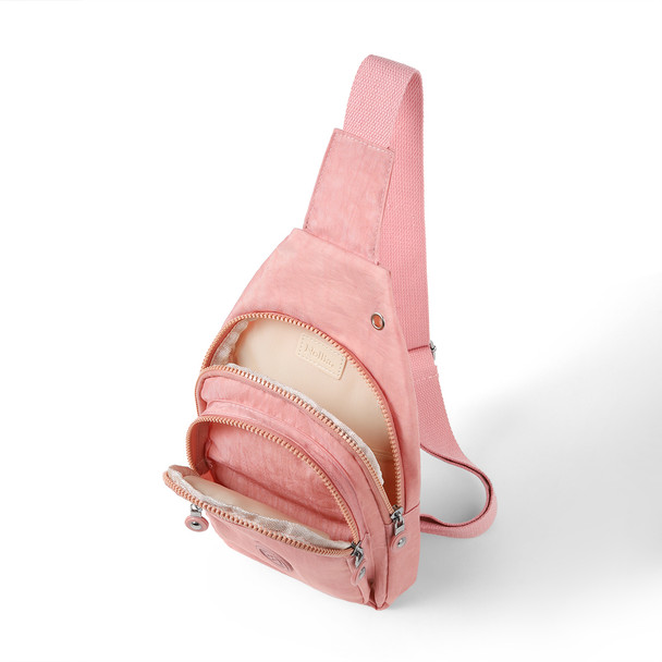 Ladies Sporty Nylon Sling Bag-LFBG1852