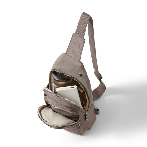 Ladies Sporty Nylon Sling Bag-LFBG1852