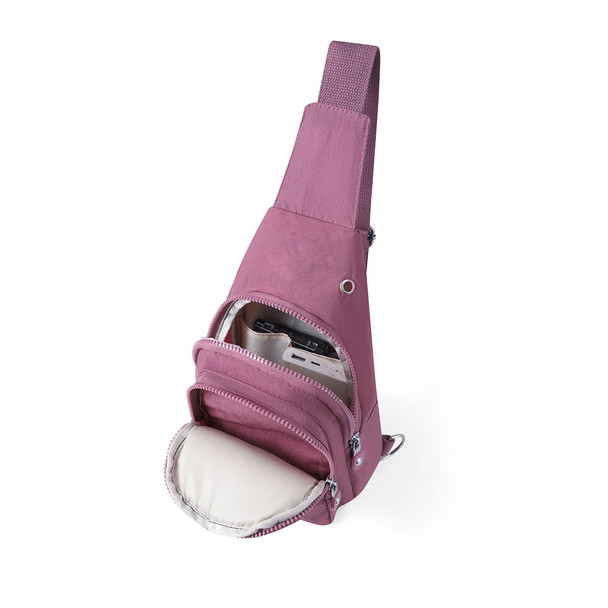 Ladies Sporty Nylon Sling Bag-LFBG1852