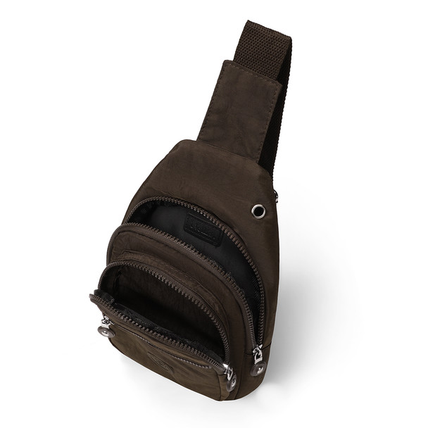 Ladies Sporty Nylon Sling Bag-LFBG1852