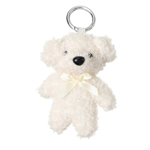 Cream Teddy Bear Bag Charm - BGC1306