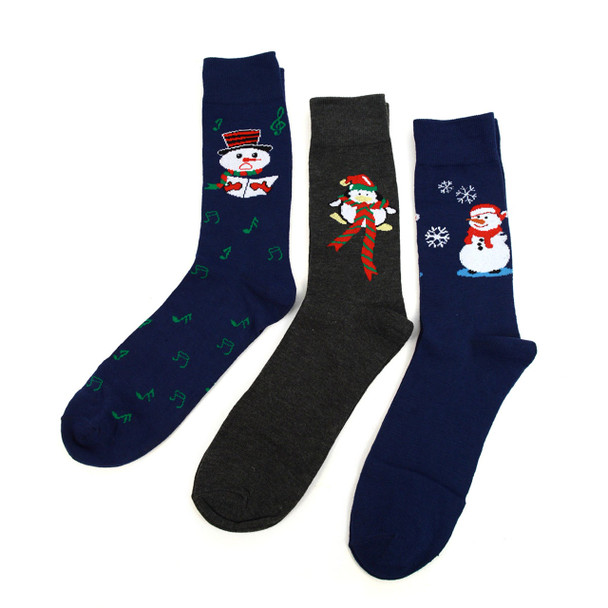 6 Pack (18 Pairs) Assorted  Men's Christmas Socks-NVS18ASST-MAS2 6 Pack (18 Pairs) Assorted  Men's Christmas Socks-NVS18ASST-MAS2