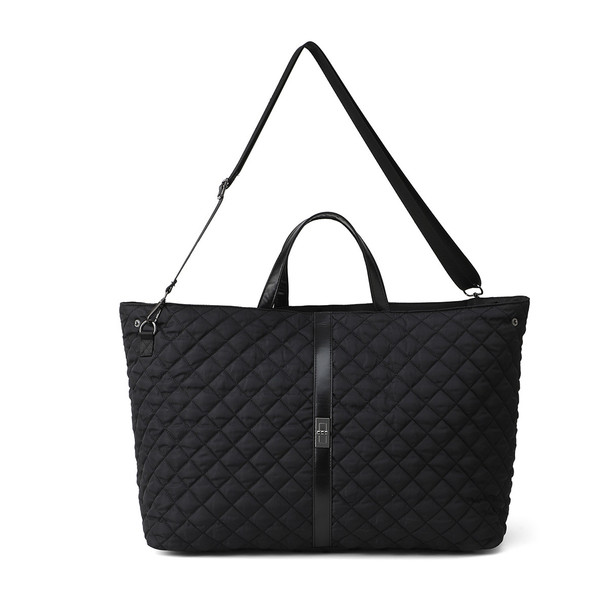 Meredith Weekender Bag with Buckle Clasp -LTBG1320-BK