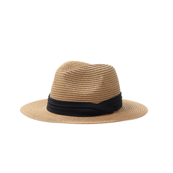 Ladies Wide Brim Straw Sun Hat-LFH1120