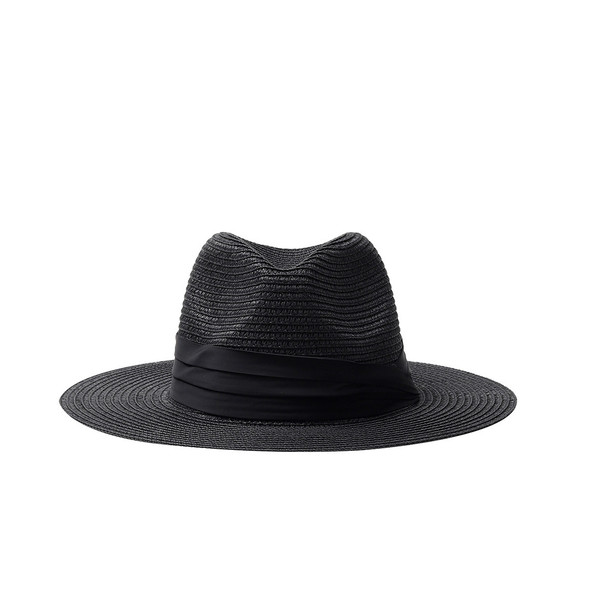 Ladies Wide Brim Straw Sun Hat-LFH1120