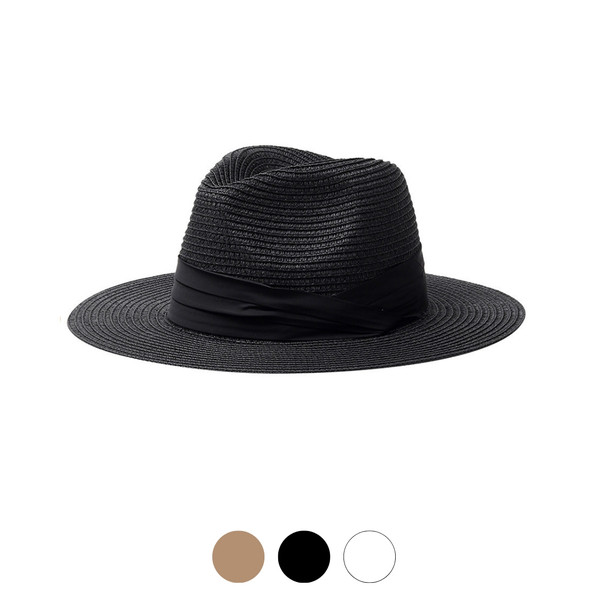 Ladies Wide Brim Straw Sun Hat-LFH1120 Ladies Wide Brim Straw Sun Hat-LFH1120