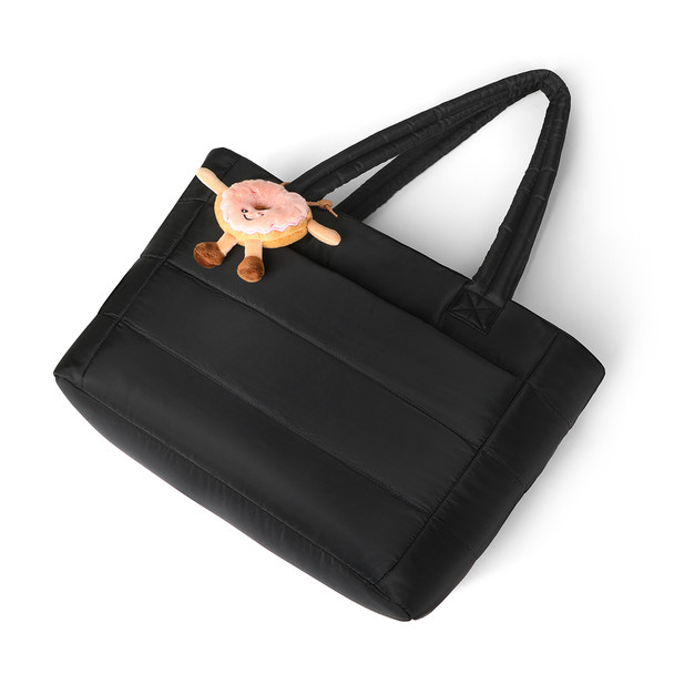 Aime Commuter Tote with Donut Charm-LTBG1316-DT