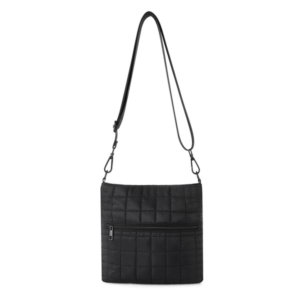 Leeyah Crossbody with Puffer Knotted Zip-LCBG1483-BK