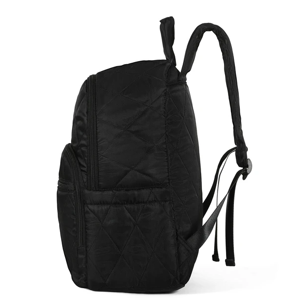 Stevie Quilted Backpack-LBP1405-BK Stevie Quilted Backpack-LBP1405-BK