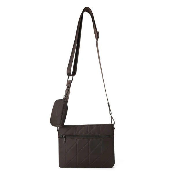 Quilted Pouch Bag with coin pouch-LCBG1443 Quilted Pouch Bag with coin pouch-LCBG1443