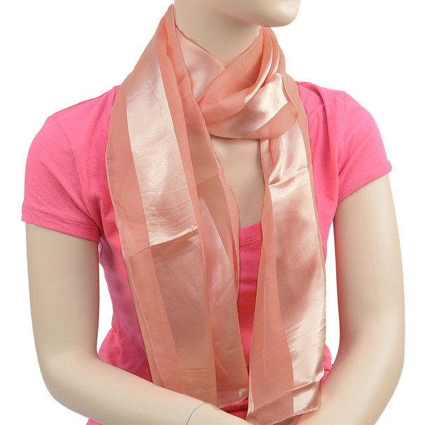 Solid Polyester Satin Scarf SPS1301