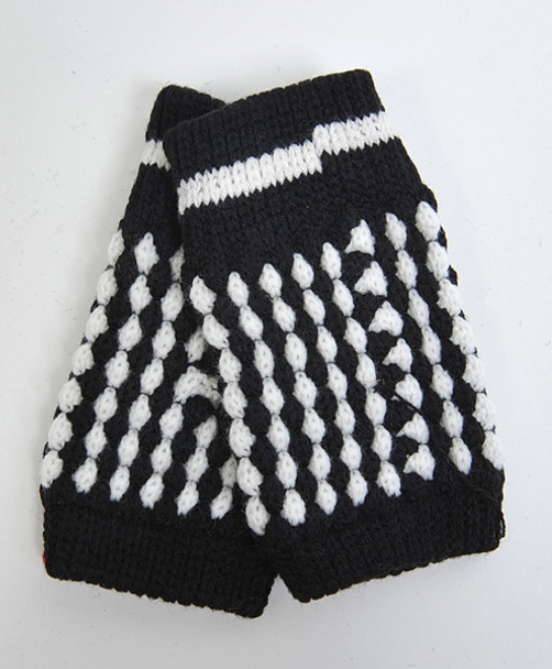 12pair Pack Women's Knit Fingerless Gloves GL1302