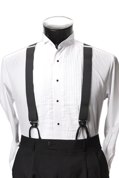 Boxed Button Suspenders BSB3701