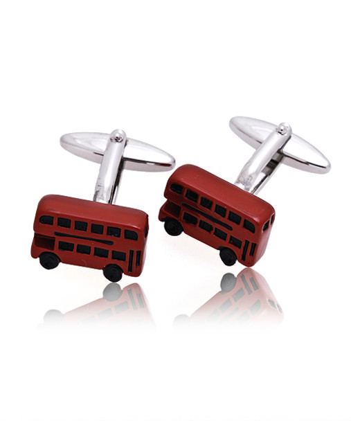 Double-decker Bus Novelty Cufflinks NCL3523