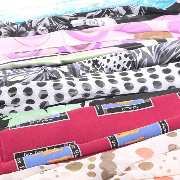 50pc Random Assorted Polyester Neckerchiefs PNBULK 50pc Random Assorted Polyester Neckerchiefs PNBULK