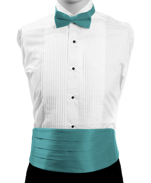 Men's Poly Satin Bow Tie and Cummerbund Sets CBT1301