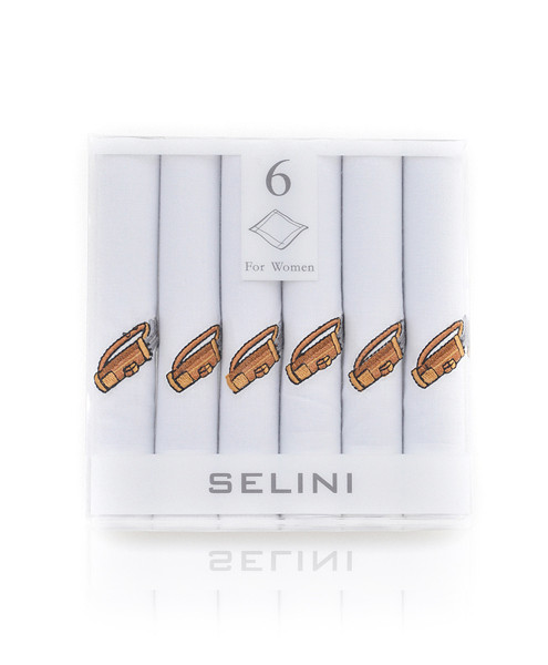 Women's Cotton Handkerchiefs (6-Pack) Golf Bag WEH5601
