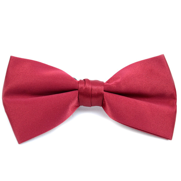 Boxed Boy's Poly Satin Clip On Bow Ties - BBC1701BX