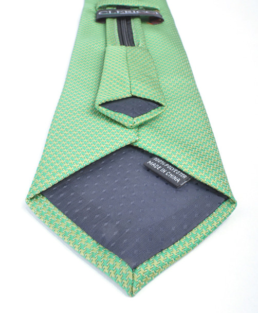6pc Pack Poly Woven Mixed Zipper Ties - Green