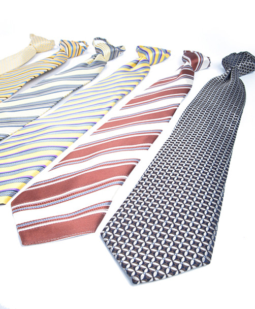 6 Pack Poly Woven Mixed Zipper Ties - Yellow PWZYW