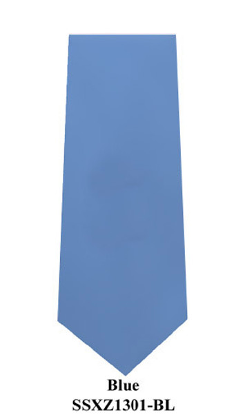 X-long Silk Zipper Tie SSXZ1301