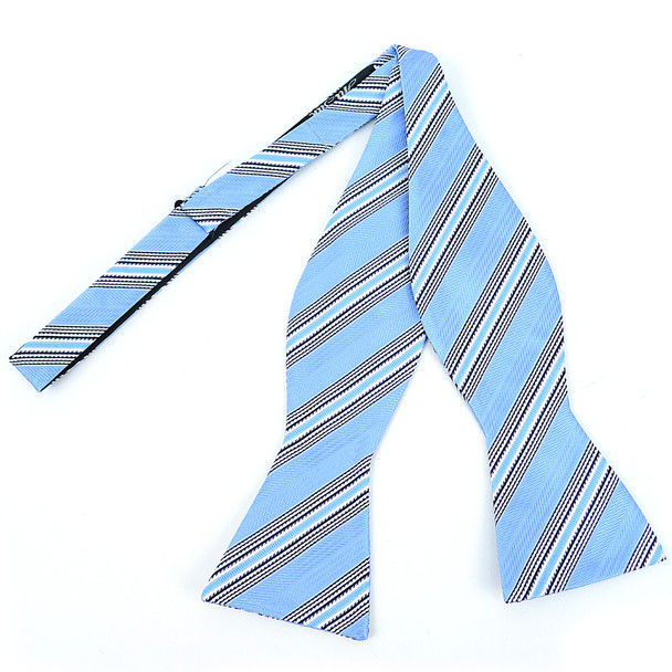 100% Silk Woven Freestyle Bow Tie FBS3704