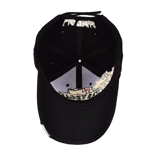 Las Vegas Black 3D Embroidered Baseball Cap, Hat EBC10287