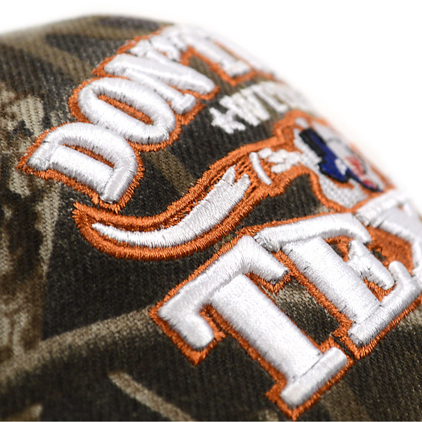 "Don't Mess With Texas" Camo 3D Embroidered Baseball Cap, Hat EBC10297