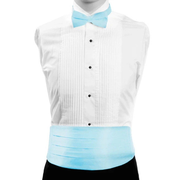 Boy's Poly Satin Bow Tie and Cummerbund Sets CBBT1301