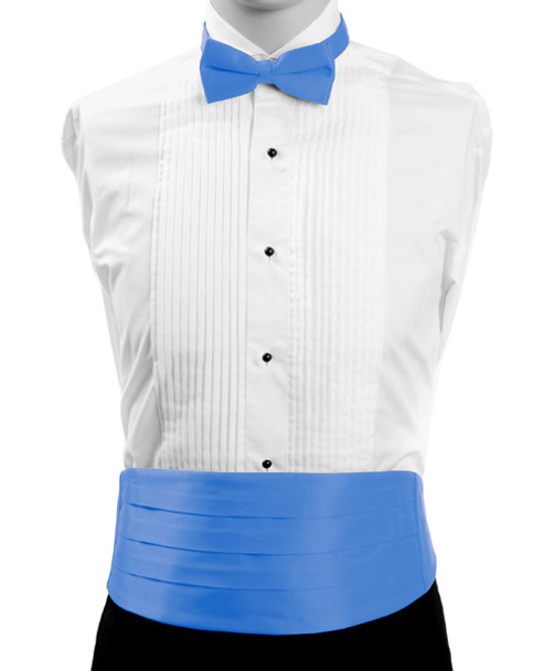 Boy's Poly Satin Bow Tie and Cummerbund Sets CBBT1301