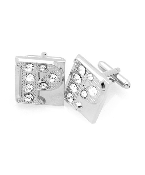 "P" Initial Cufflink ICL3516