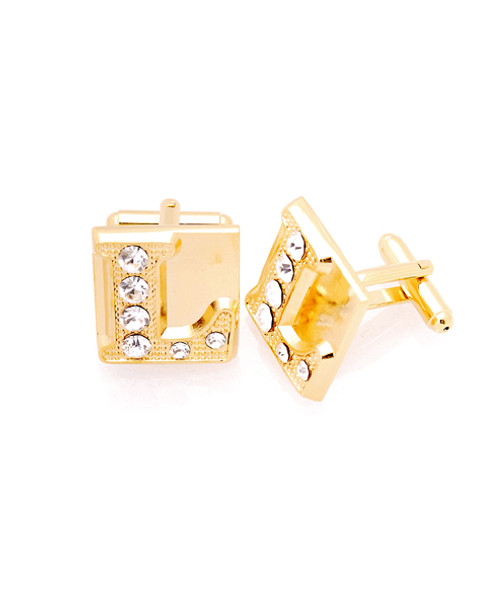 "L" Initial Cufflink ICL3512