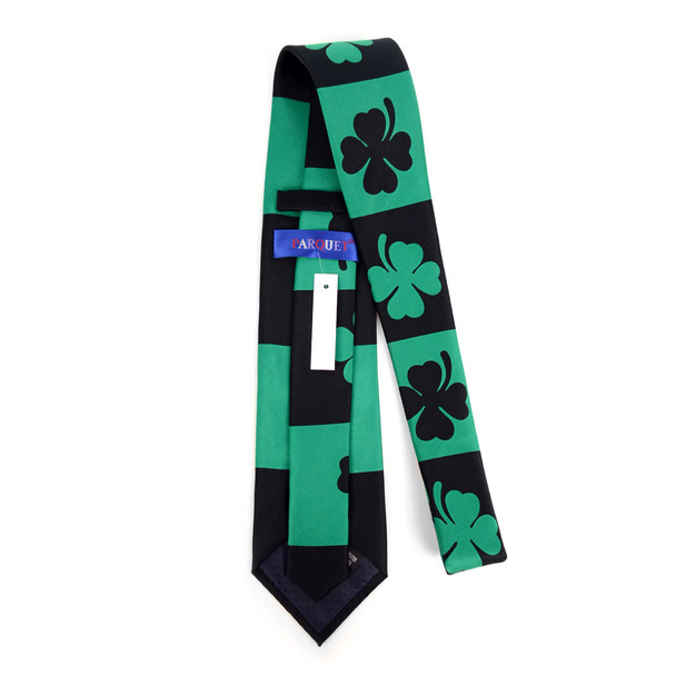 Lucky Shamrock Clovers Green Novelty Tie NV4603