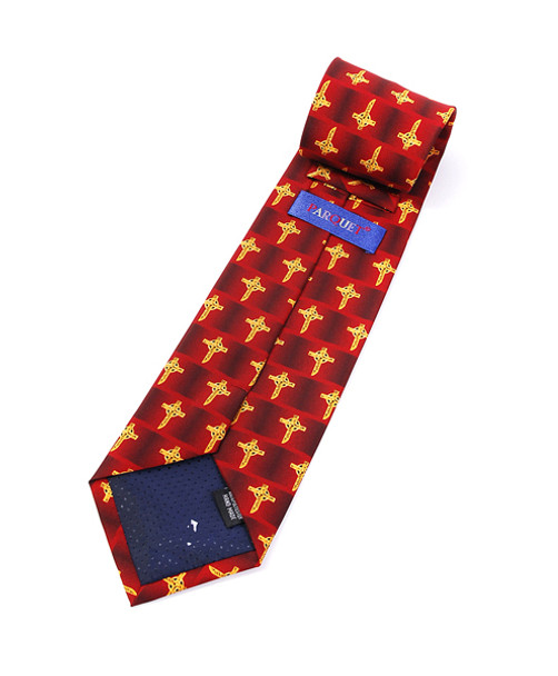 "Cross" Novelty Tie NV4437-RD