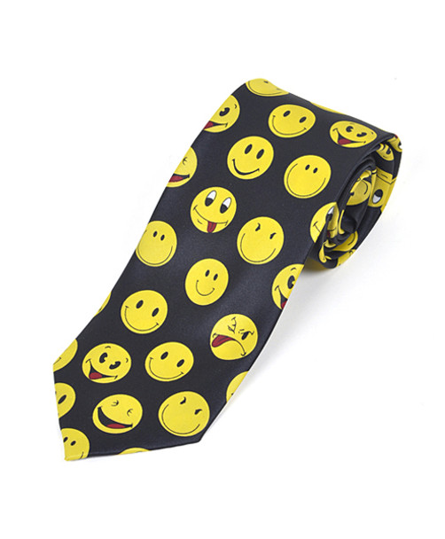 Smiley Faces Novelty Tie NV1313