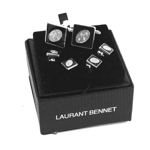 Metal Cufflinks & 4 Stud Set CSS2506